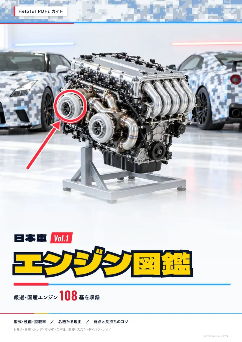 日本車エンジン図鑑 Vol.1