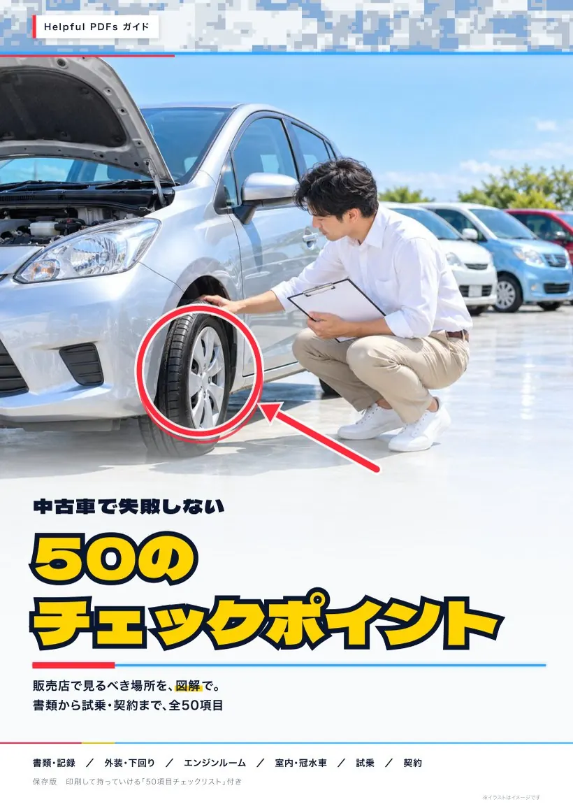 中古車で失敗しない50のチェックポイント